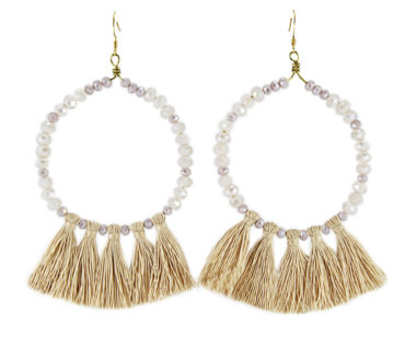 GYPSY WHITE Naušnice