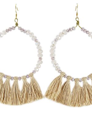 GYPSY WHITE Naušnice